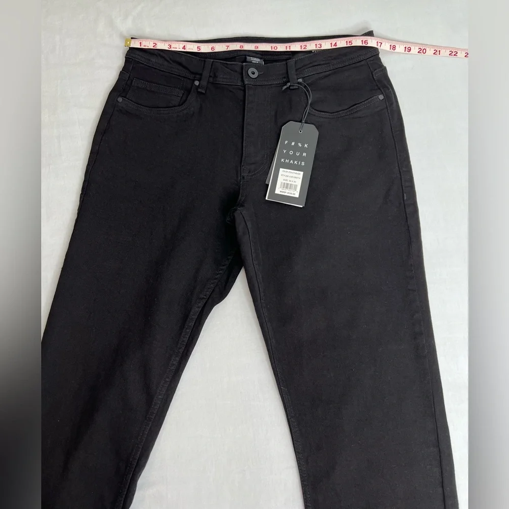 NYC The Perfect Jean Men’s Athletic Fit Stealth Black Size 34 X 30 NEW